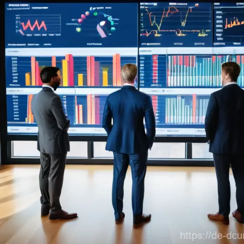 디지털화폐에 대한 정부 규제 변화 - **Prompt:** A diverse group of financial professionals, meticulously dressed in contemporary busines...